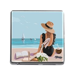 Rest By The Sea Memory Card Reader (square 5 Slot) by SychEva