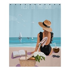 Rest By The Sea Shower Curtain 60  X 72  (medium)  by SychEva