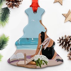 Rest By The Sea Christmas Tree Ornament (two Sides) by SychEva