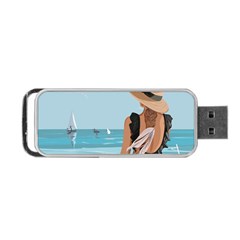 Rest By The Sea Portable Usb Flash (two Sides) by SychEva