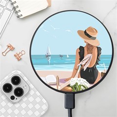 Rest By The Sea Wireless Fast Charger(black) by SychEva