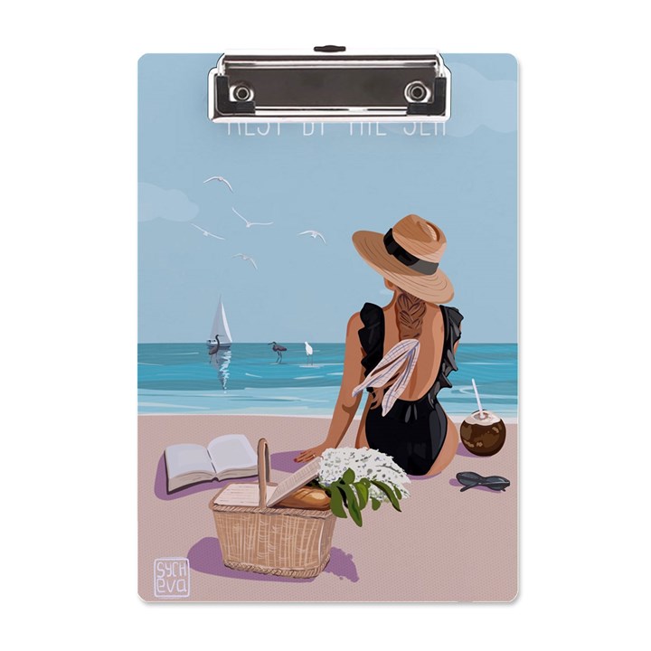 Rest By The Sea A5 Acrylic Clipboard