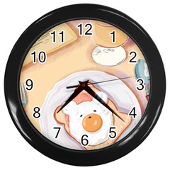 ??????? Wall Clock (black) by SychEva