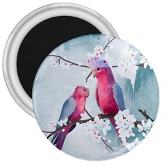 Watercolor Parrot 3  Magnets by SychEva