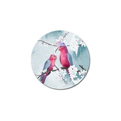 Watercolor Parrot Golf Ball Marker by SychEva