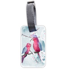 Watercolor Parrot Luggage Tag (one Side) by SychEva