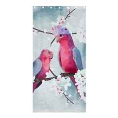 Watercolor Parrot Shower Curtain 36  X 72  (stall)  by SychEva