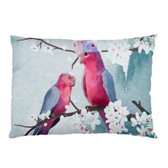 Watercolor Parrot Pillow Case (two Sides) by SychEva