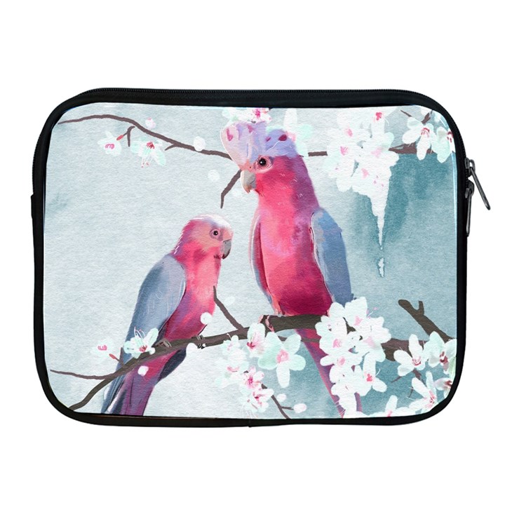 Watercolor Parrot Apple iPad 2/3/4 Zipper Cases