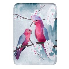 Watercolor Parrot Rectangular Glass Fridge Magnet (4 Pack) by SychEva