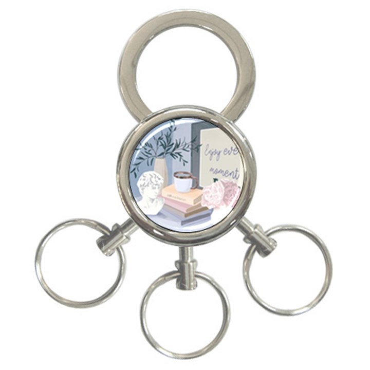 Still Life 3-Ring Key Chain