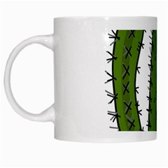 Cactus Desert Plants Rose White Mug by uniart180623