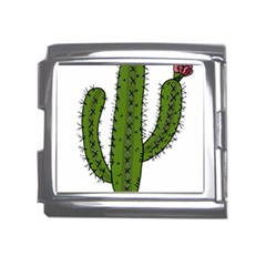 Cactus Desert Plants Rose Mega Link Italian Charm (18mm) by uniart180623