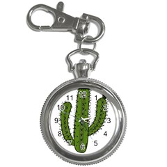 Cactus Desert Plants Rose Key Chain Watches by uniart180623