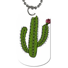 Cactus Desert Plants Rose Dog Tag (one Side) by uniart180623