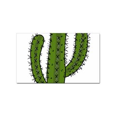 Cactus Desert Plants Rose Sticker Rectangular (100 Pack) by uniart180623