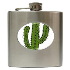 Cactus Desert Plants Rose Hip Flask (6 Oz) by uniart180623