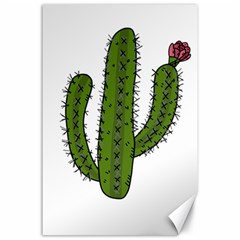 Cactus Desert Plants Rose Canvas 24  X 36  by uniart180623