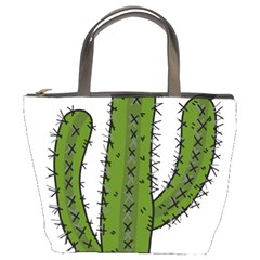 Cactus Desert Plants Rose Bucket Bag by uniart180623