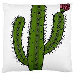 Cactus Desert Plants Rose Large Cushion Case (one Side) by uniart180623