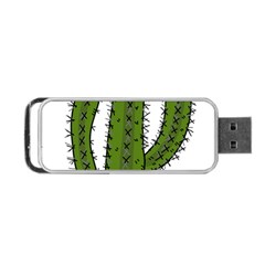 Cactus Desert Plants Rose Portable Usb Flash (one Side) by uniart180623