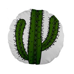 Cactus Desert Plants Rose Standard 15  Premium Round Cushions by uniart180623