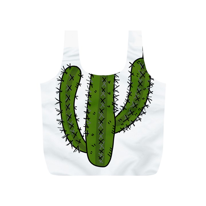 Cactus Desert Plants Rose Full Print Recycle Bag (S)