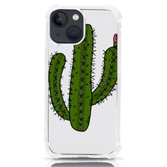 Cactus Desert Plants Rose Iphone 13 Mini Tpu Uv Print Case by uniart180623