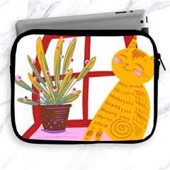 Cat Pet Ginger Art Animal Cartoon Apple Ipad 2/3/4 Zipper Cases by uniart180623