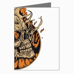 Human Skull  Skull Art Skeleton Illustration Greeting Card