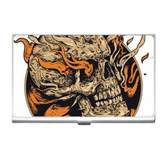 Human Skull  Skull Art Skeleton Illustration Business Card Holder