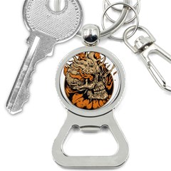 Human Skull  Skull Art Skeleton Illustration Bottle Opener Key Chain