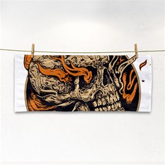 Human Skull  Skull Art Skeleton Illustration Hand Towel