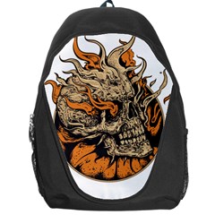 Human Skull  Skull Art Skeleton Illustration Backpack Bag