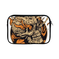 Human Skull  Skull Art Skeleton Illustration Apple iPad Mini Zipper Cases