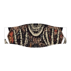 Gray And Multicolored Skeleton Illustration Stretchable Headband by uniart180623