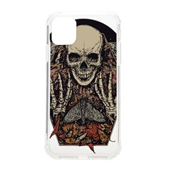 Gray And Multicolored Skeleton Illustration Iphone 11 Tpu Uv Print Case