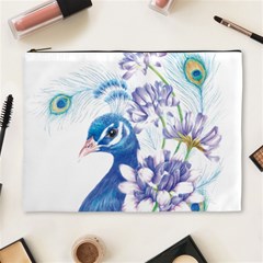 Peacock Cosmetic Bag (xl) by uniart180623