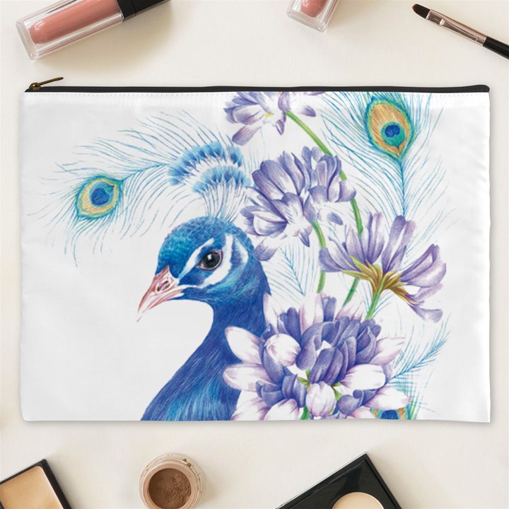 Peacock Cosmetic Bag (XXXL)