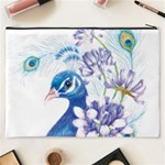 Peacock Cosmetic Bag (XXXL) Back