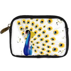 Bird Peafowl Peacock Animal Digital Camera Leather Case by uniart180623