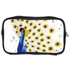 Bird Peafowl Peacock Animal Toiletries Bag (two Sides) by uniart180623