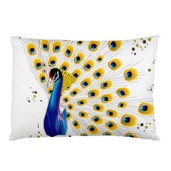 Bird Peafowl Peacock Animal Pillow Case (two Sides) by uniart180623