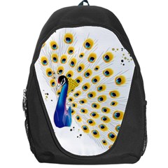 Bird Peafowl Peacock Animal Backpack Bag by uniart180623