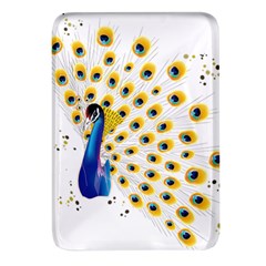 Bird Peafowl Peacock Animal Rectangular Glass Fridge Magnet (4 Pack) by uniart180623