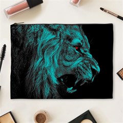 Angry Male Lion Predator Carnivore Cosmetic Bag (xl) by uniart180623