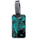 Angry Male Lion Predator Carnivore Luggage Tag (two sides) Back