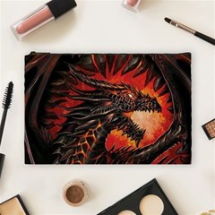 Dragon Cosmetic Bag (large) by uniart180623