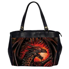 Dragon Oversize Office Handbag (2 Sides) by uniart180623