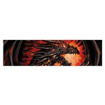 Dragon Oblong Satin Scarf (16  x 60 ) Front